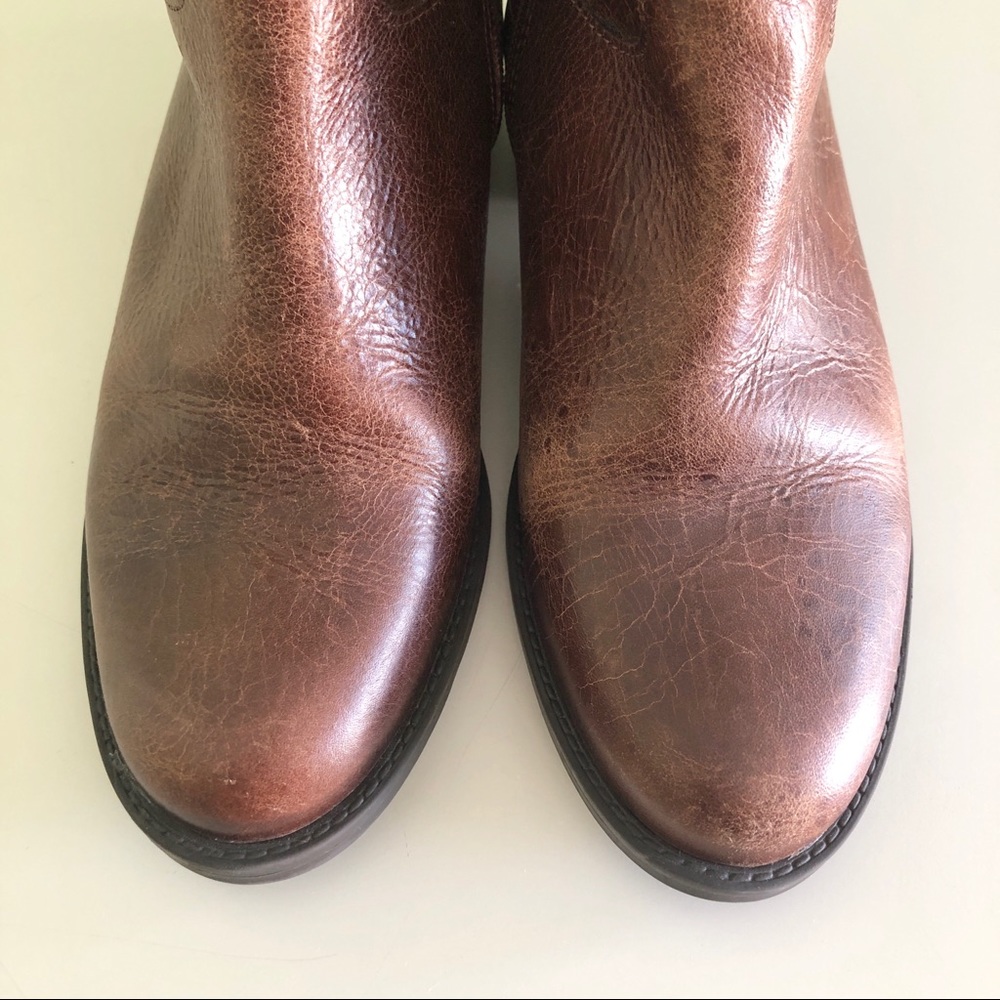 Brazilian Leather Braided Riding Boots - Picture 4 of 8